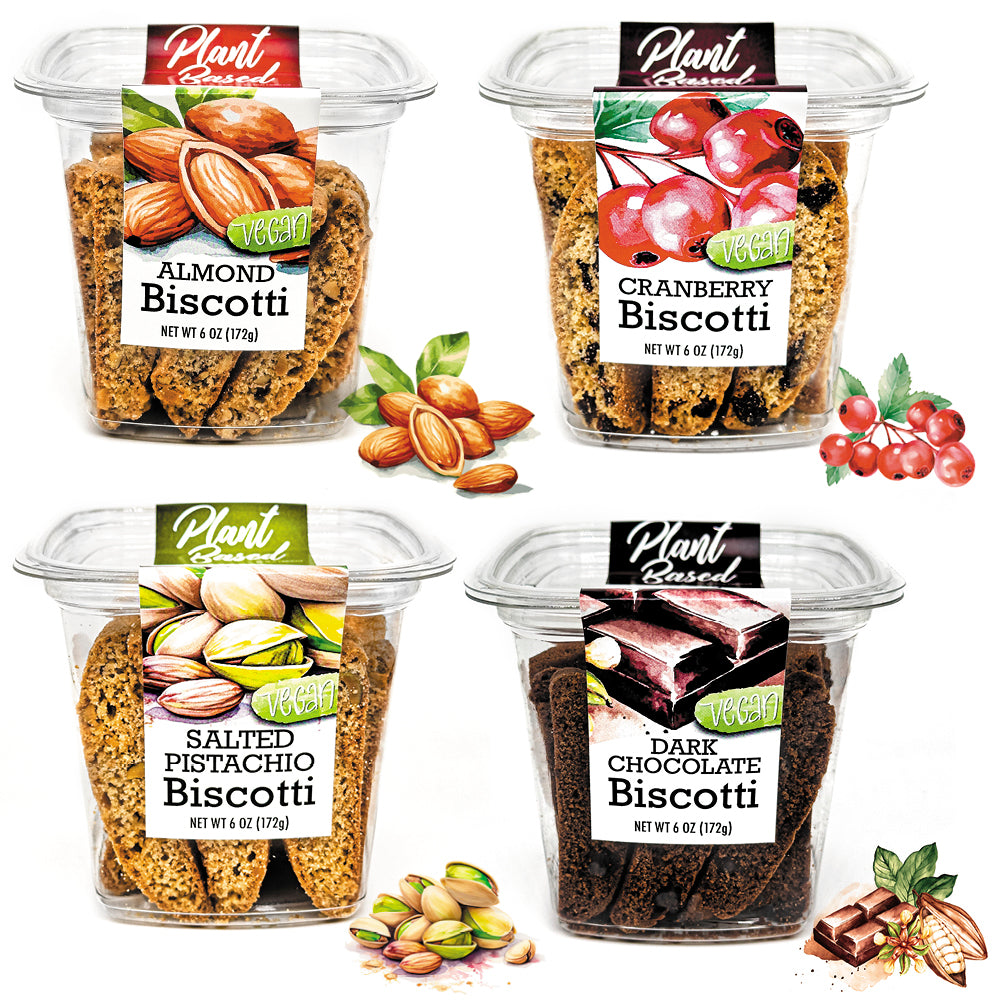 Plant-Based Biscotti Collection - True Delicious | Authentic Italian Desserts