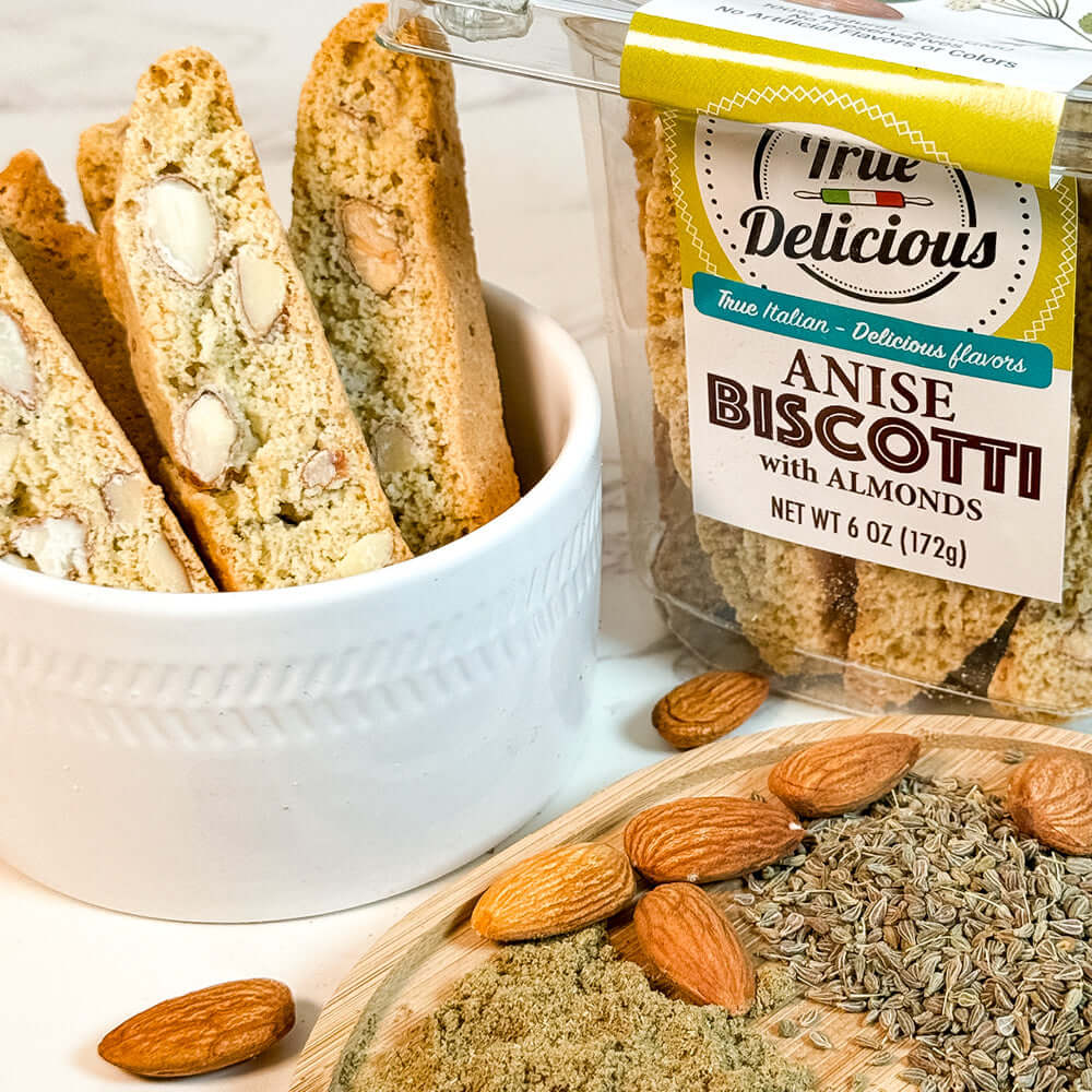 Anise Biscotti with Almonds — Authentic Italian, Twice-Baked