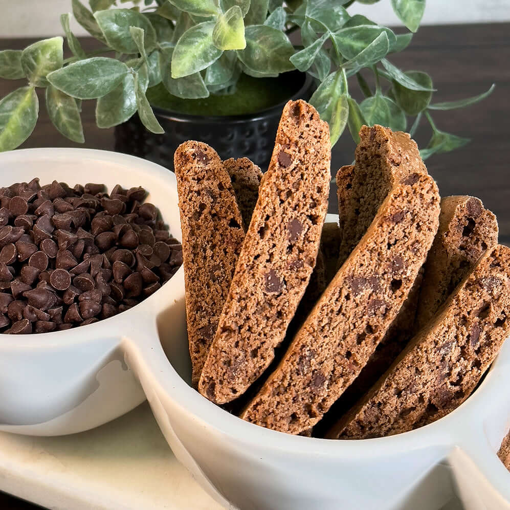 Double Chocolate Biscotti - Great with Coffee, Tea or Wine