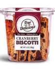 Cranberry Biscotti - True Delicious | Authentic Italian Desserts