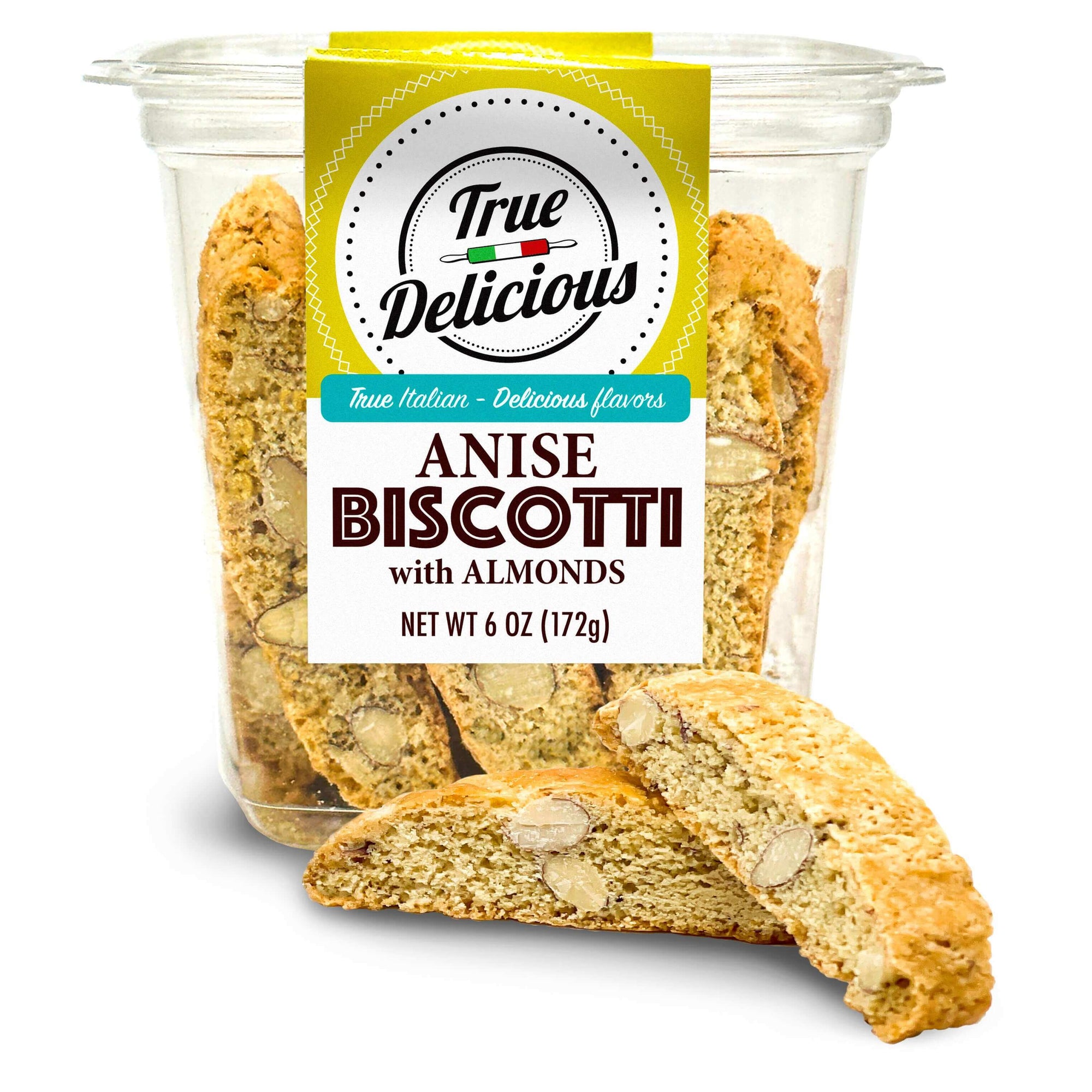 Anise Biscotti with Almonds - True Delicious | Authentic Italian Desserts