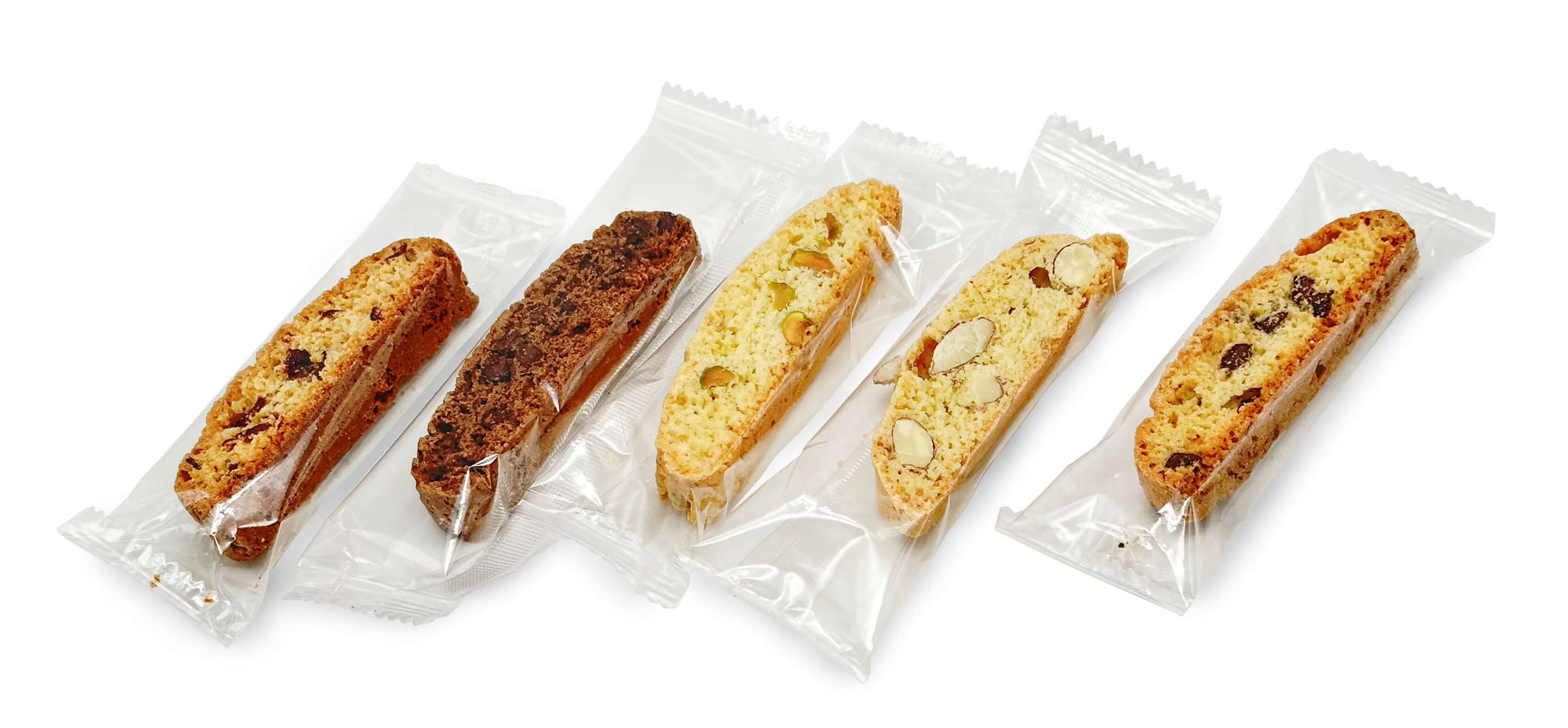 Individually Wrapped Biscotti - Black Box Samples pack - True Delicious | Authentic Italian Desserts