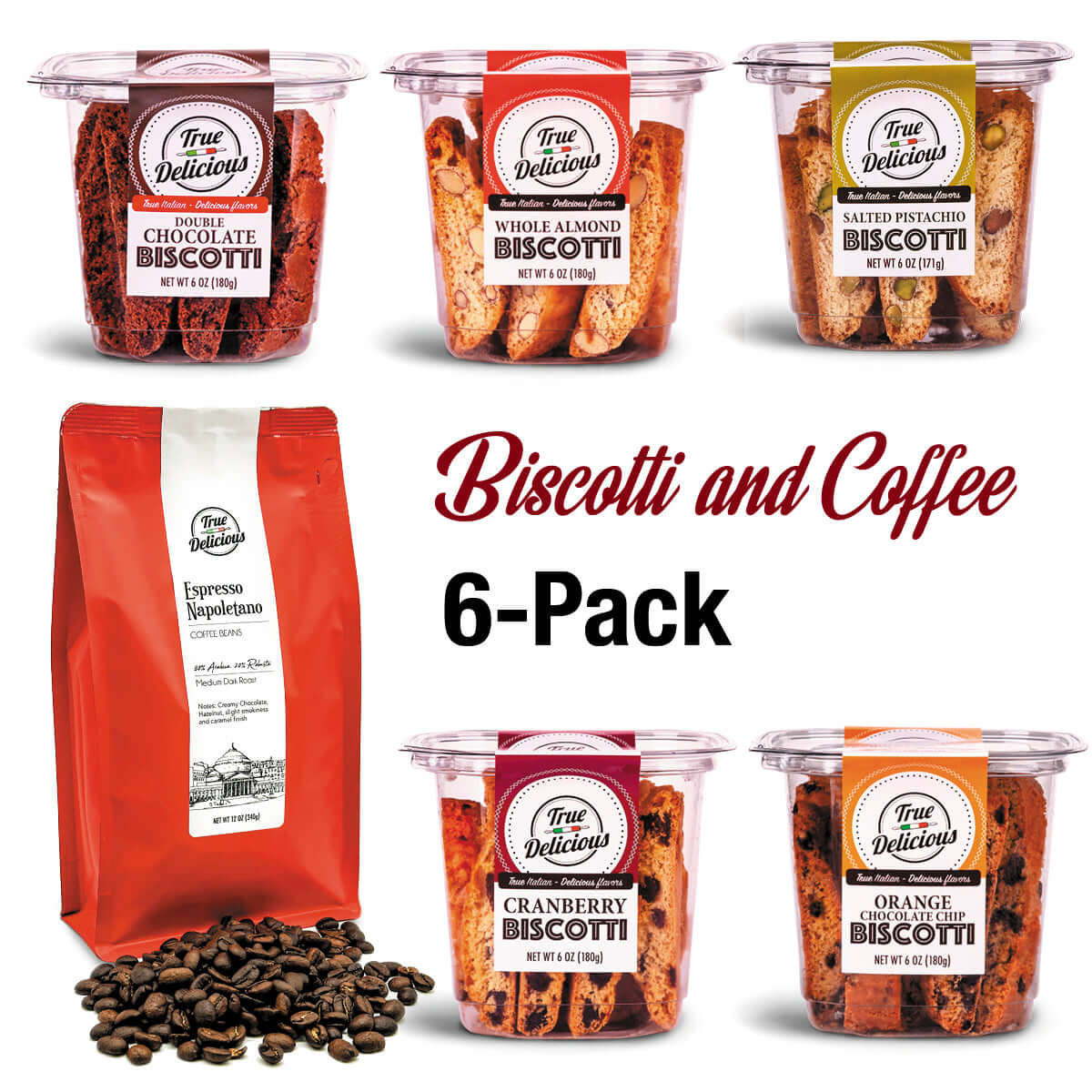 Biscotti and Coffee 6-Pack