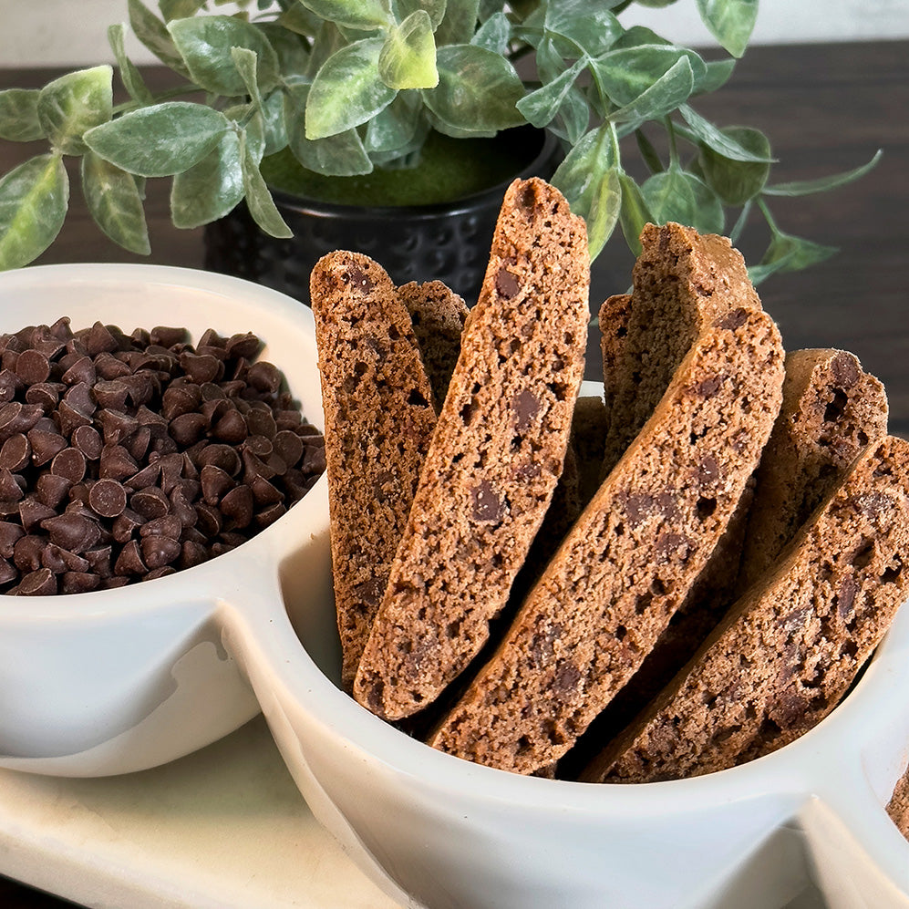 Double Chocolate Biscotti - True Delicious | Authentic Italian Desserts