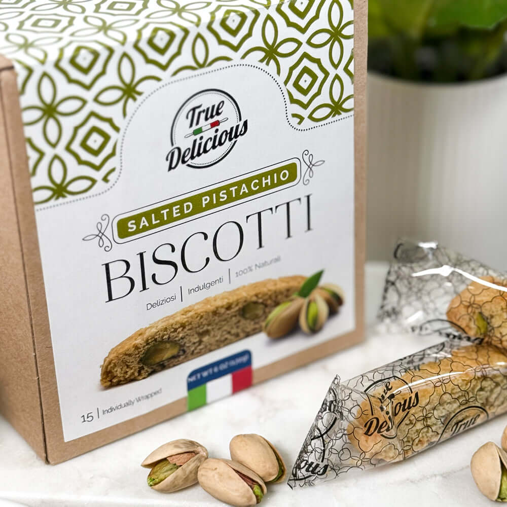 Italian Biscotti Gift Bundle — 4 Flavors, Elegant Box | True Delicious