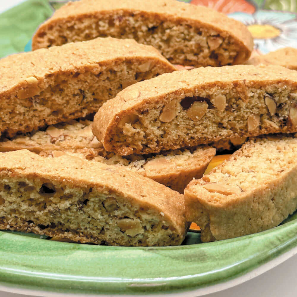 Banana Bread Biscotti - Savoring Italy