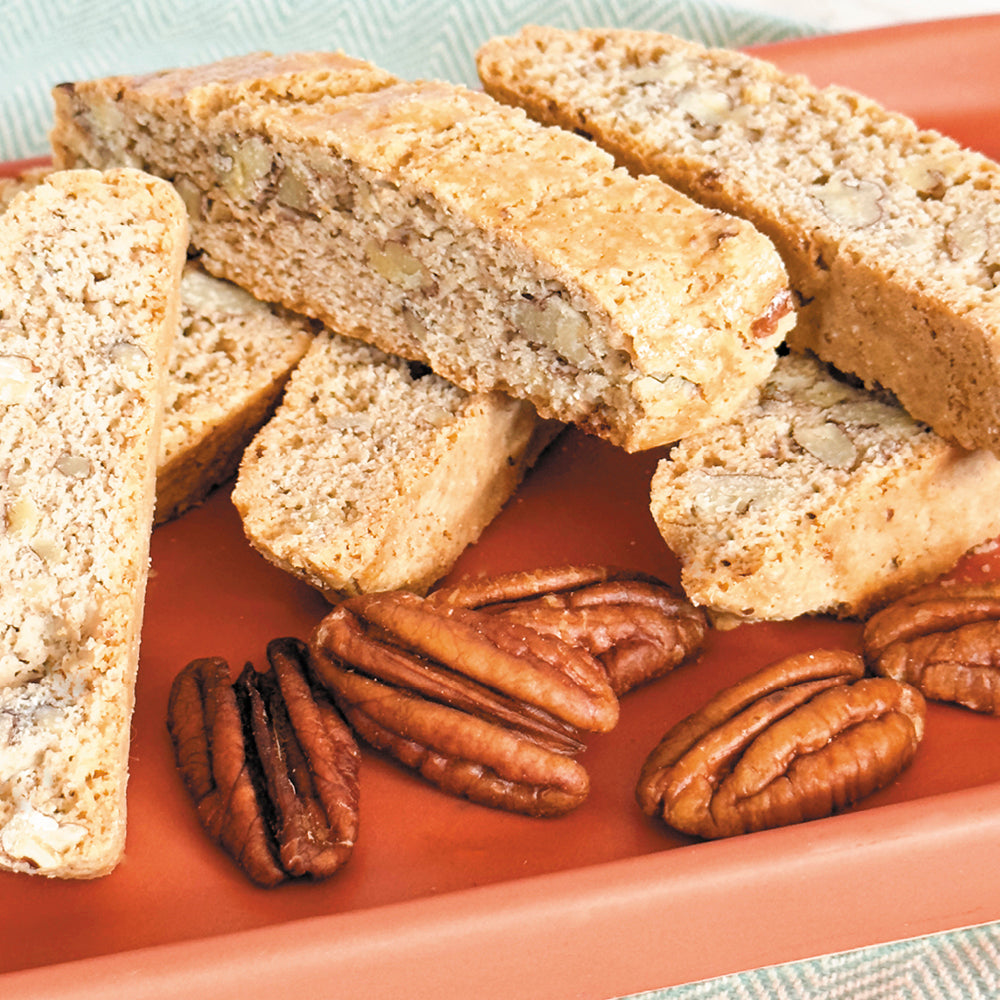 Pecan Biscotti - True Delicious | Authentic Italian Desserts