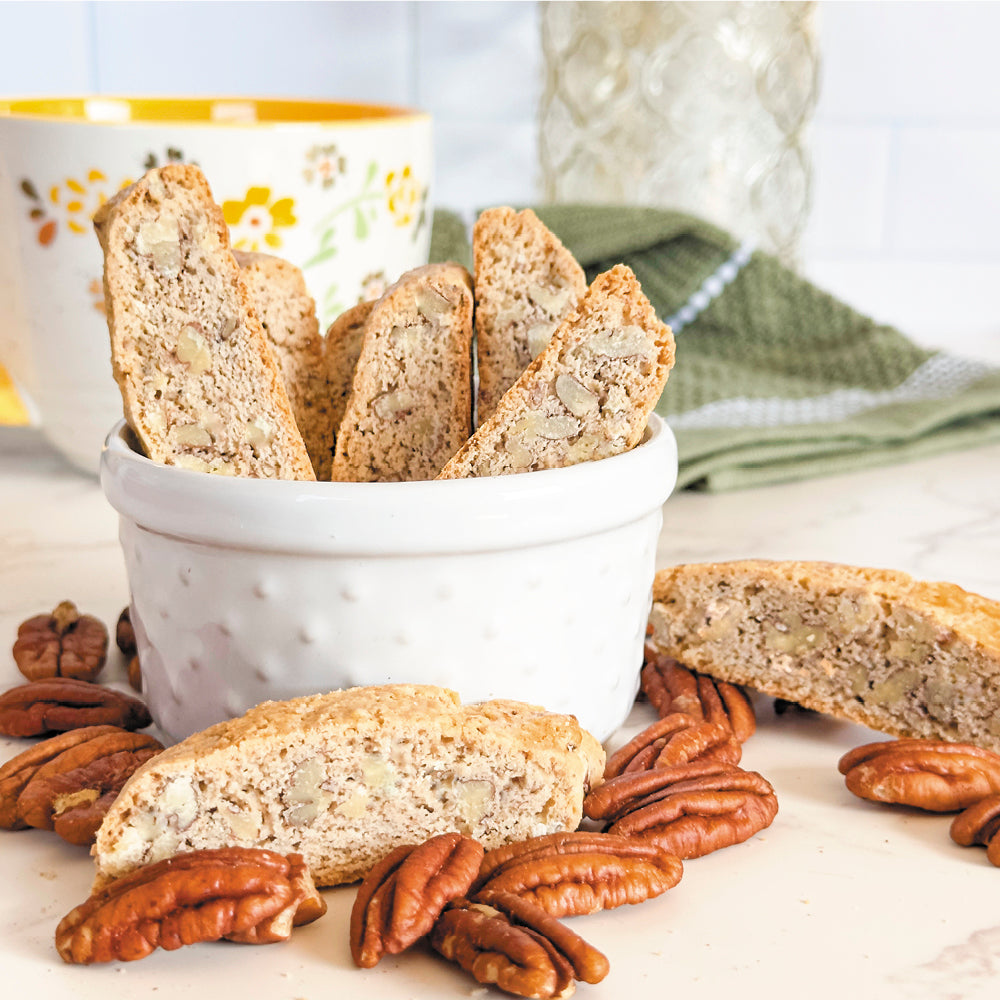 Pecan Biscotti - True Delicious | Authentic Italian Desserts