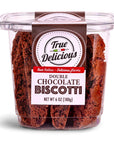 Double Chocolate Biscotti - True Delicious | Authentic Italian Desserts