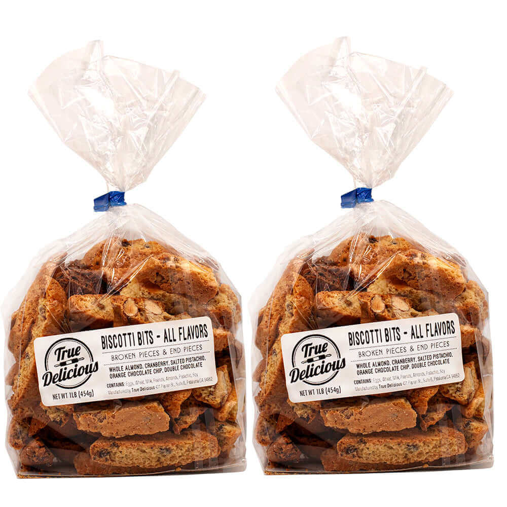 Biscotti Bits Mixed Flavors - 2lbs