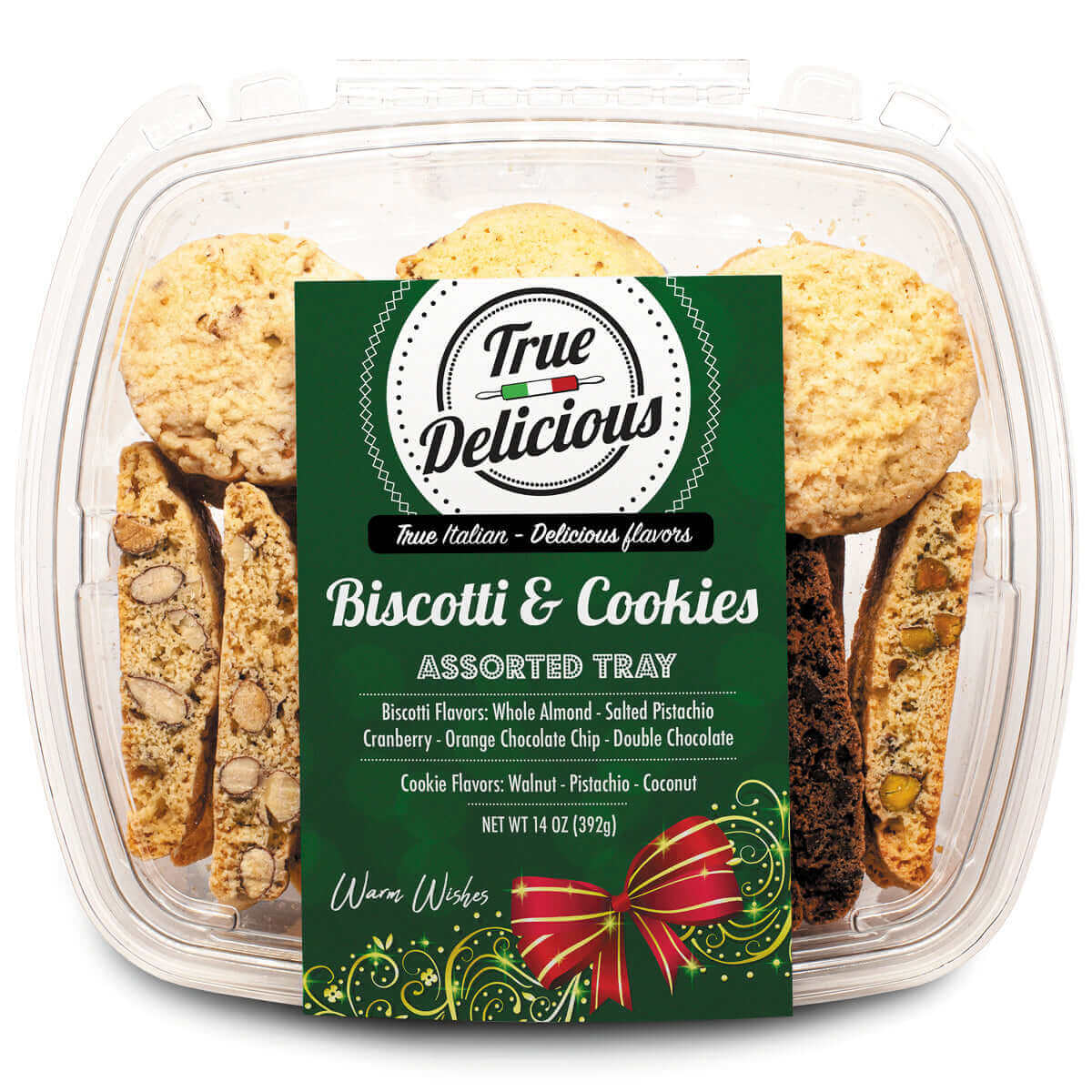 Assorted Tray Biscotti and Cookies - True Delicious | Authentic Italian Desserts