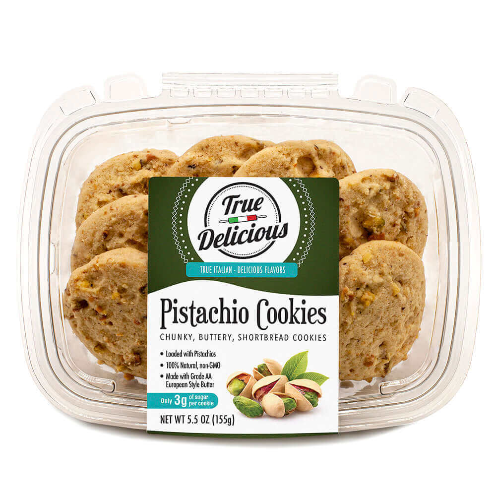 Pistachio Shortbread Cookies - True Delicious | Authentic Italian Desserts